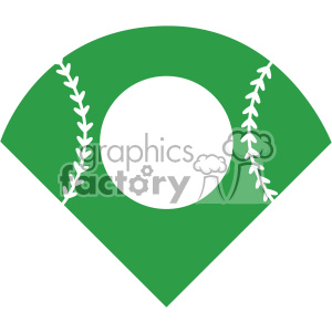 300x300 Royalty Free Baseball Field Svg Cut File Vector 403054 Vector Clip