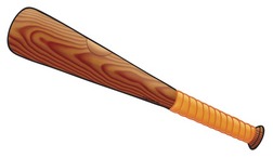 252x146 Baseball Bat Bat Baseball Clipart Clipartfest