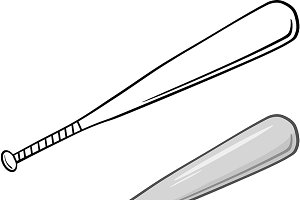 300x200 Baseball Bat Clip Art Inderecami Drawing