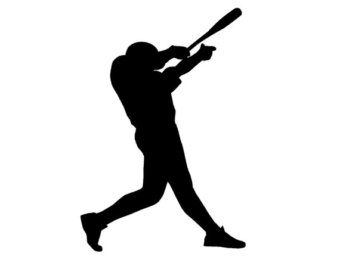 340x270 Baseball Player Clipart Black And White Clipart Panda