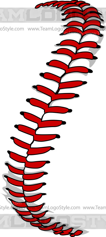 359x800 Vector Baseball Laces