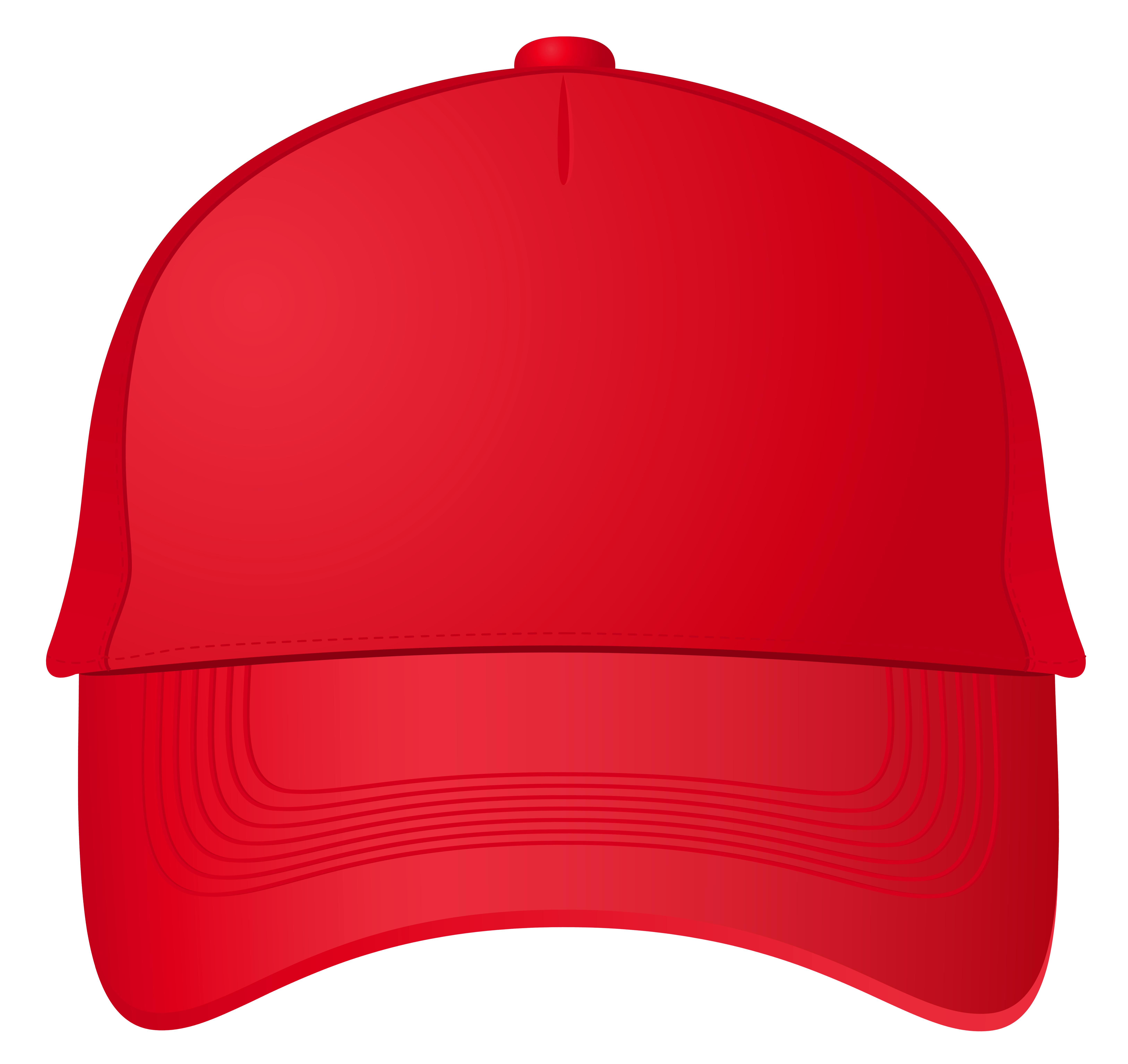 6505x6137 Red Baseball Cap Png Clipart
