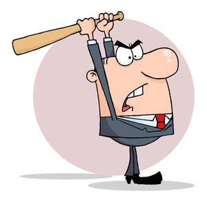 300x293 Angry Cartoon Clipart Image