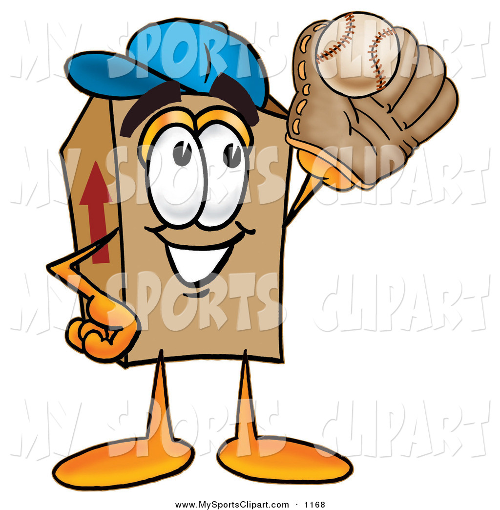 1024x1044 Sports Clip Art Of A Smiling Cardboard Box Mascot Cartoon