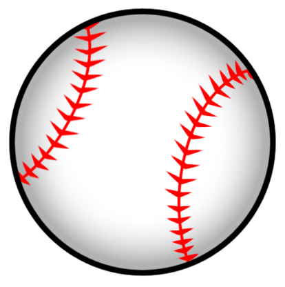 414x416 Free Baseball Clipart Black White Clipart Panda