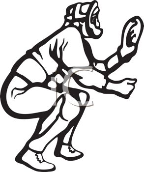 293x350 Baseball Catcher Clipart
