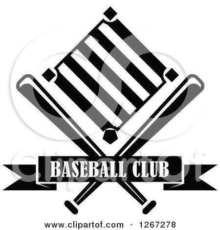 450x470 Clipart Black Silhouetted Players On A Baseball Diamond Field