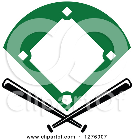 450x470 Clipart Baseball Diamond