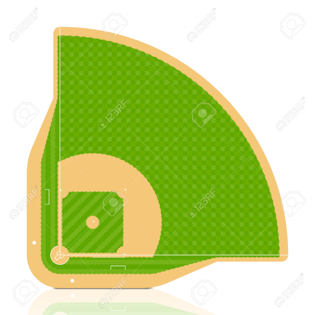 1300x1300 Grass Clipart Baseball Field