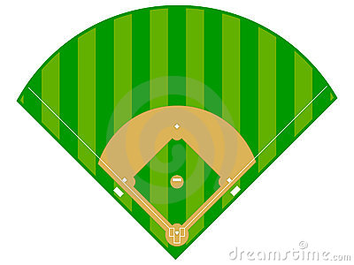 400x300 Baseball Field Clipart