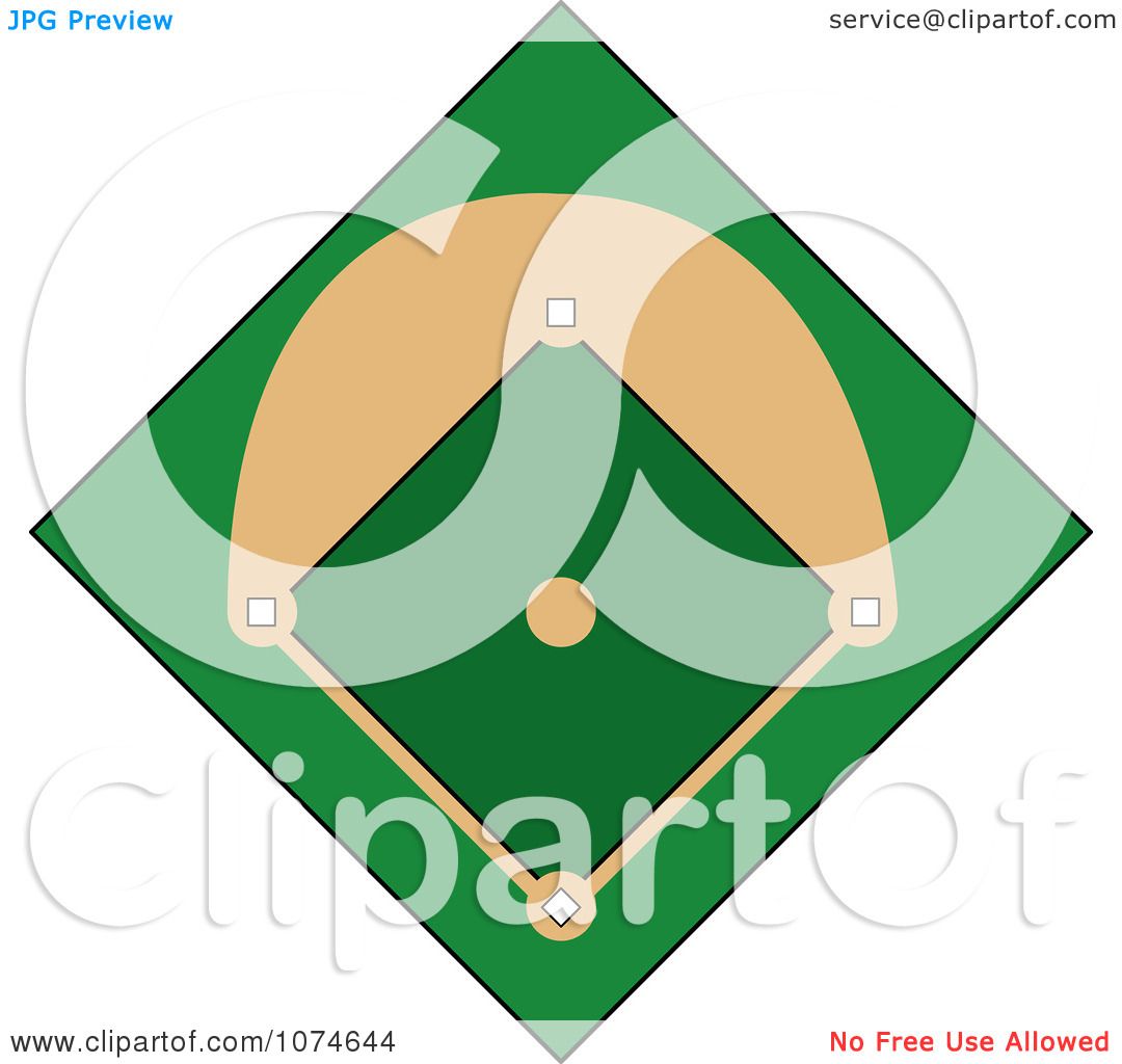 1080x1024 Clipart Baseball Diamond Field 1