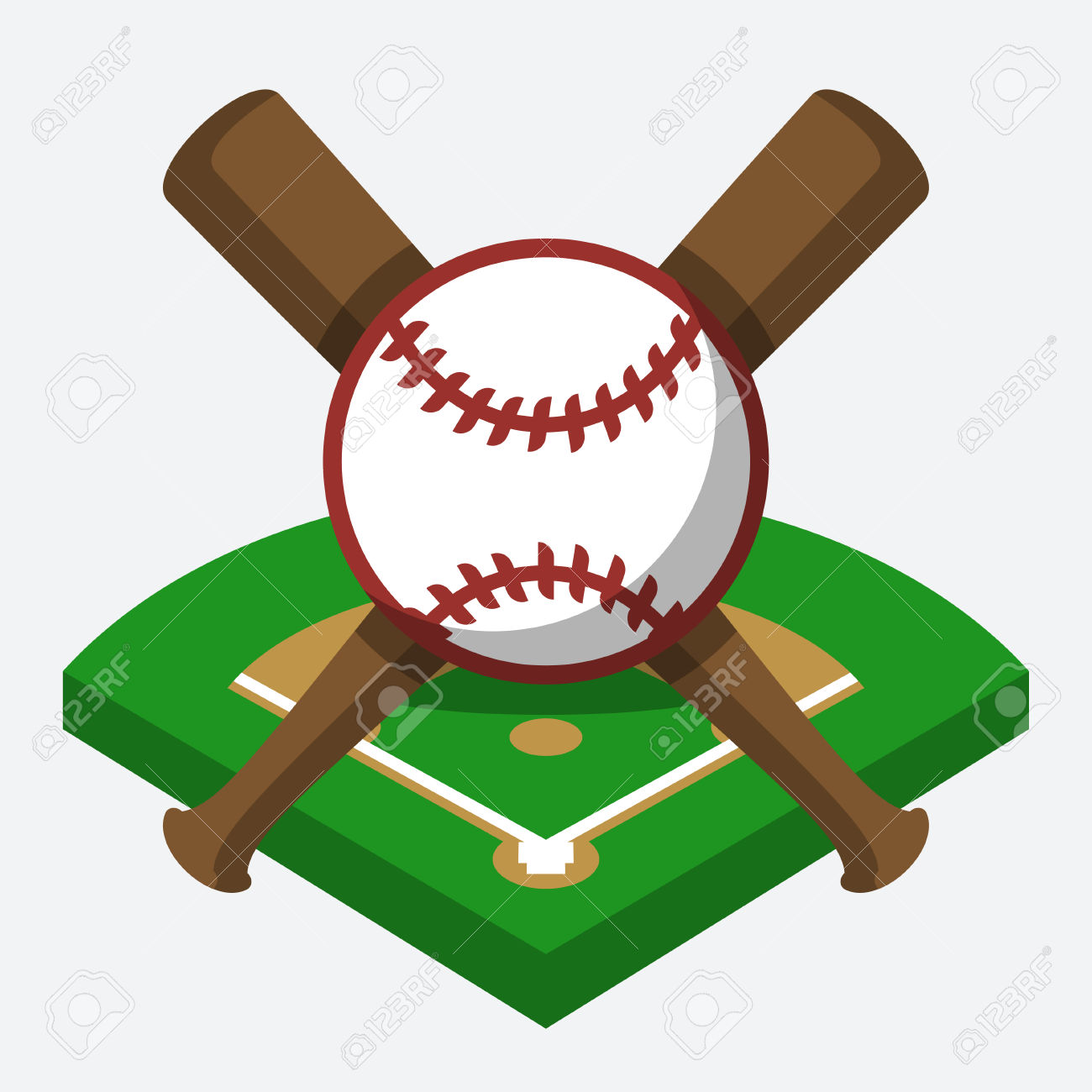 1300x1300 Bat Clipart Baseball Field