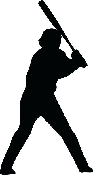 323x606 Clipart Baseball Baseball Batter Hitting Ball Search Clip Art