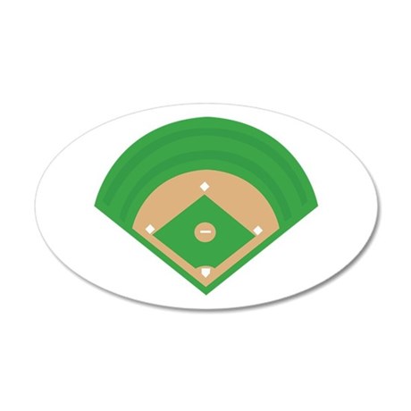 460x460 Baseball Diamond Wall Art Cafepress