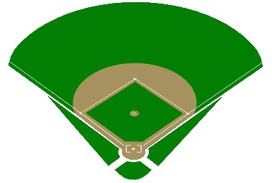 390x260 Softball Field Clipart