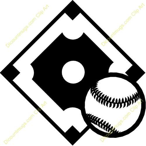 500x500 Top 10 Baseball Diamond Clipart