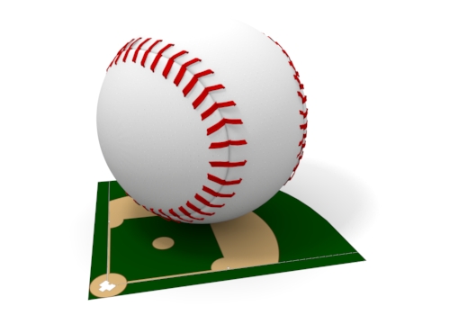 500x350 Baseball Field Clip Art