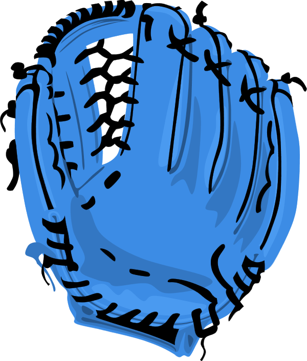 600x705 Baseball Mitt Baseball Glove Vector Clip Art 2