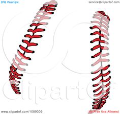 236x223 Clipart Red Baseball Lace Stitches Royalty Free Vector