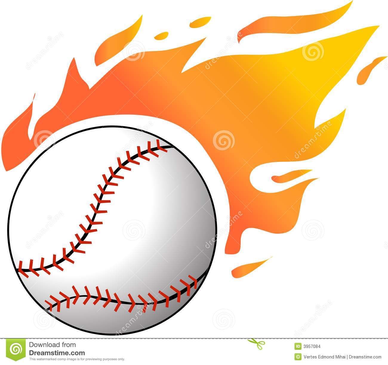 1300x1223 Flaming Baseball Clipart