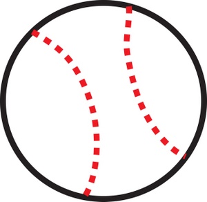 300x292 Baseball Clipart Image