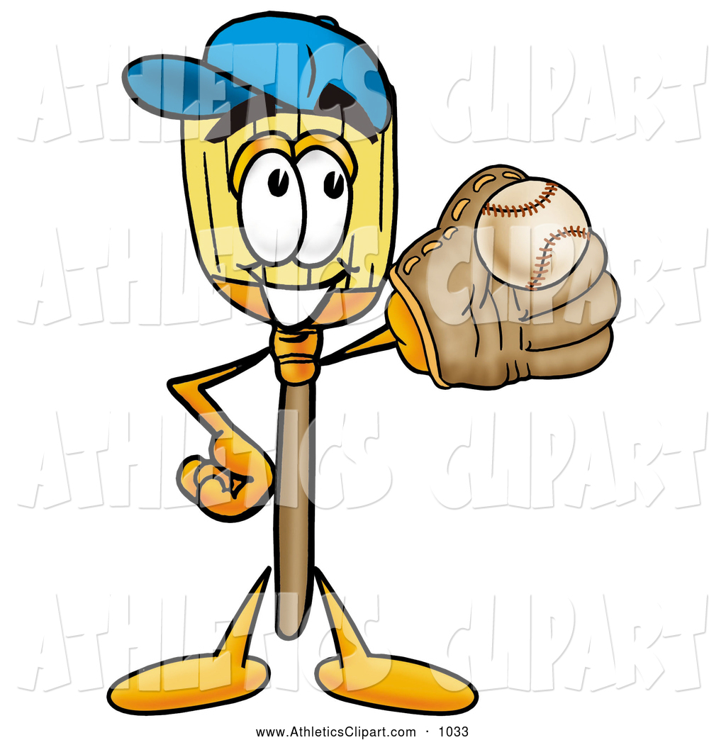 1024x1044 Cliprt Of Cute Broom Mascot Cartoon Character Catching