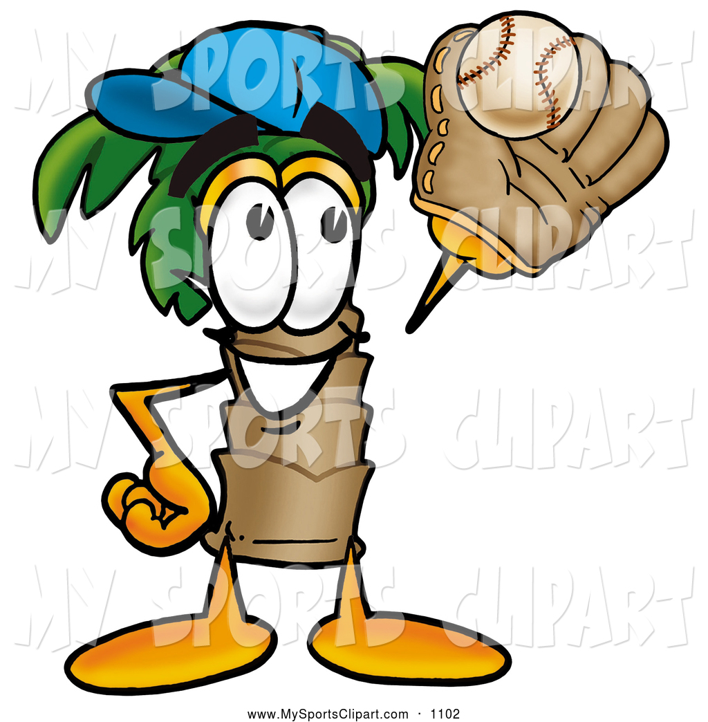 1024x1044 Sports Clip Art Of A Cute Palm Tree Mascot Cartoon Character
