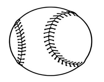 340x270 Softball Outline Etsy