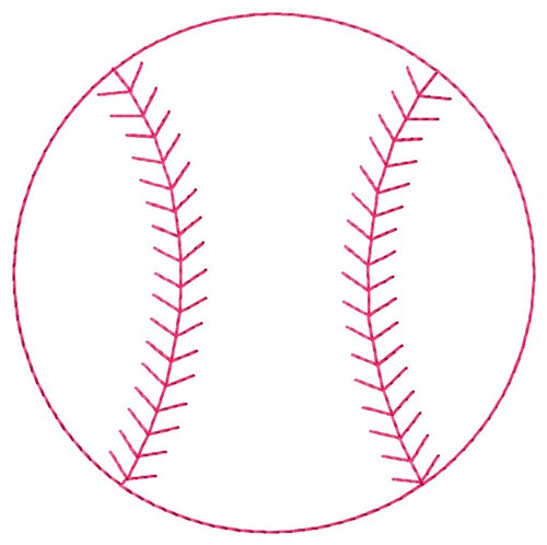 Baseball Outline | Free download on ClipArtMag