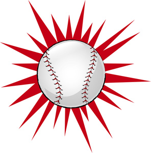 296x300 Hit Baseball Clipart 2
