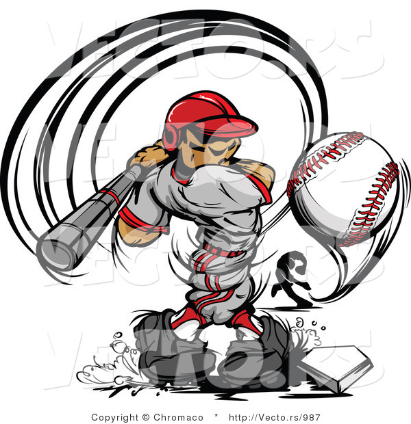 600x620 Vector Of A Male Baseball Player Striking Out To A Competitive