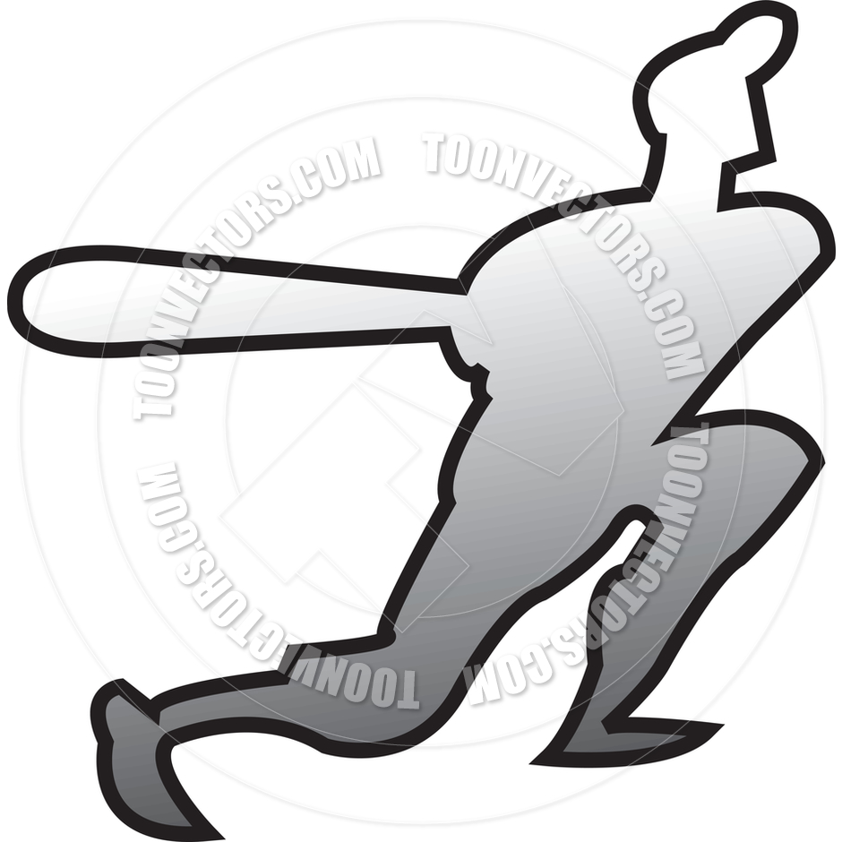 940x940 Cartoon Baseball Player Vector Illustration By Clip Art Guy Toon