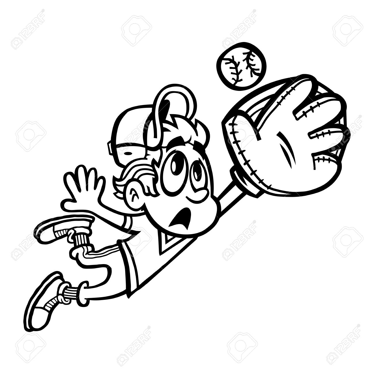 1300x1300 Baseball Clipart Baseball Outfielder