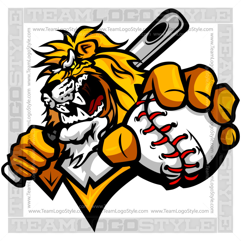 800x800 Lion Baseball Logo