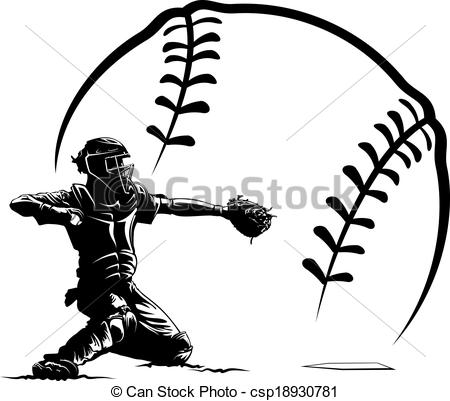 450x401 Catcher Softball Clipart, Explore Pictures