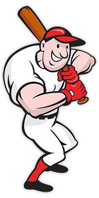 200x400 Free Baseball Graphics