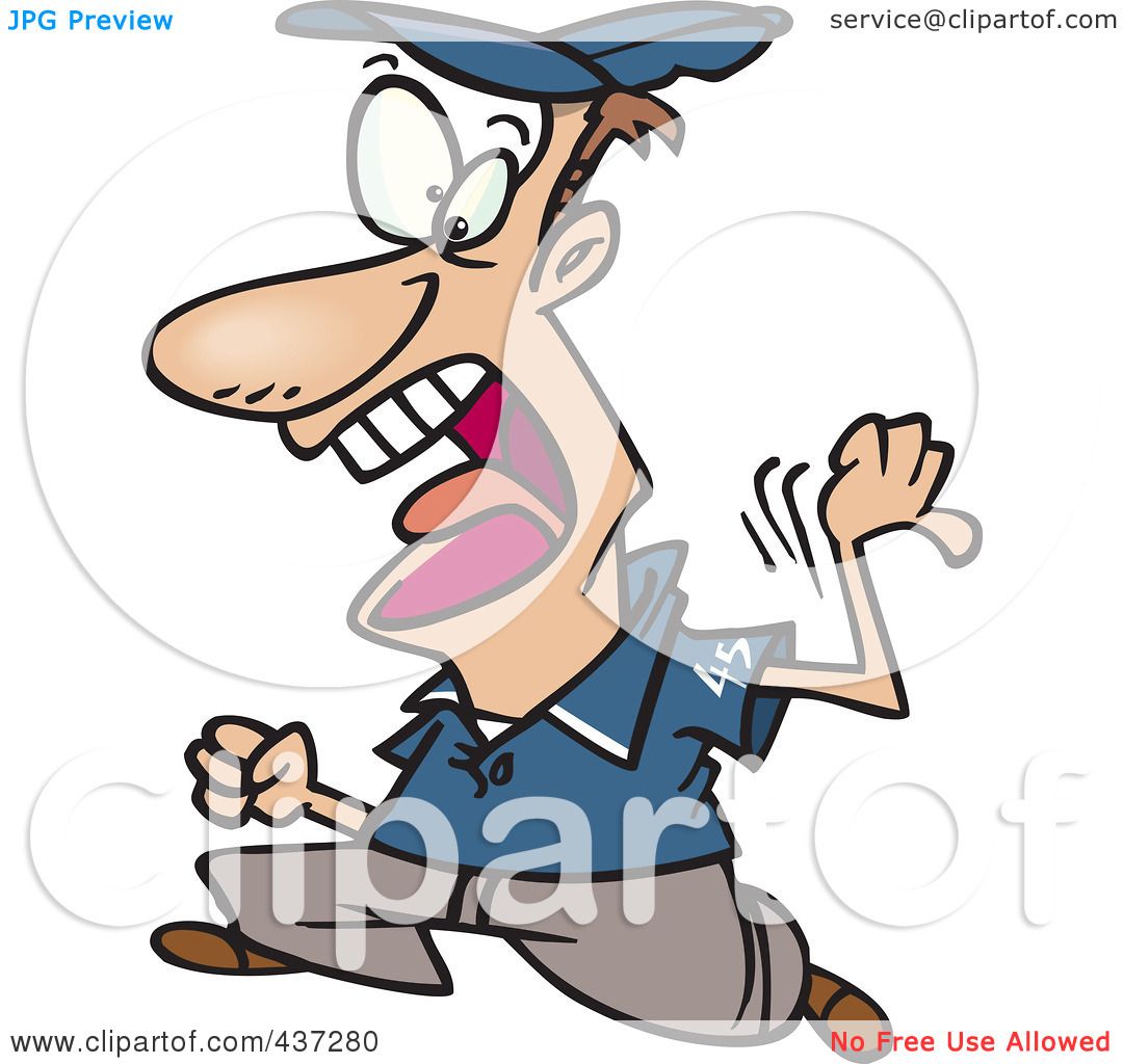 1080x1024 Royalty Free (Rf) Clipart Illustration Of A Shouting Umpire By