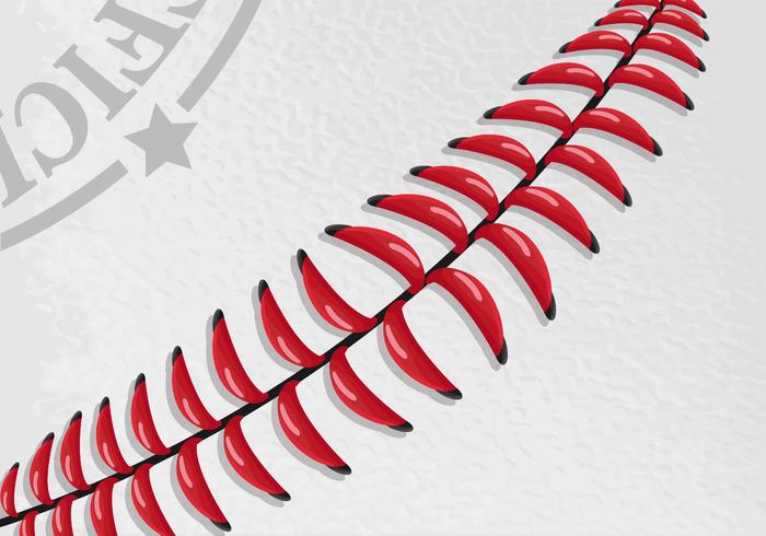 700x490 Baseball Laces Vector Wallpaper