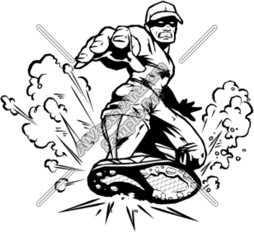 500x457 Slide Clipart And Vectorart Sports