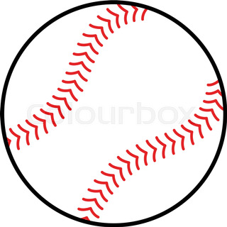 320x320 Vector Baseball Icon With Two Bats And A Ball Over A Shield