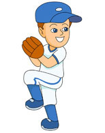 154x195 Clip Art Baseball