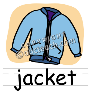 300x300 Clip Art Basic Words Jacket Clipart Panda