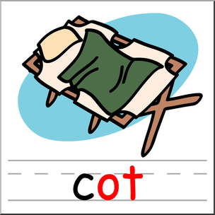 304x304 Clip Art Basic Words Ot Phonics Cot Color I