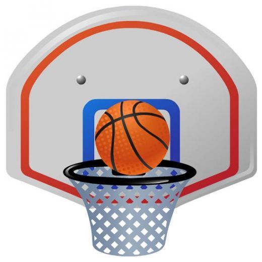 520x520 Basketball Board Ring Clipart Collection