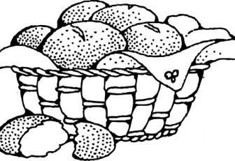 336x231 Bread Basket Clip Art Vector Clip Art Free Vector Free Download