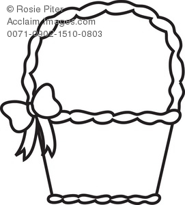 271x300 Empty Basket Black Clipart
