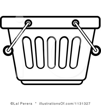 400x420 Basket Clipart Grocery Store