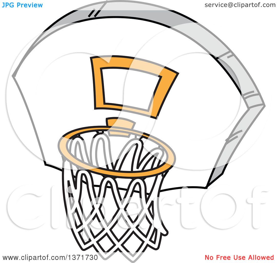 1080x1024 Clipart Of A Basketball Hoop