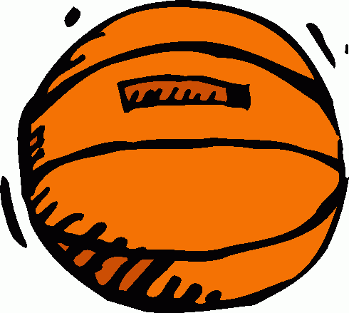 490x439 Basketball Ball Clipart