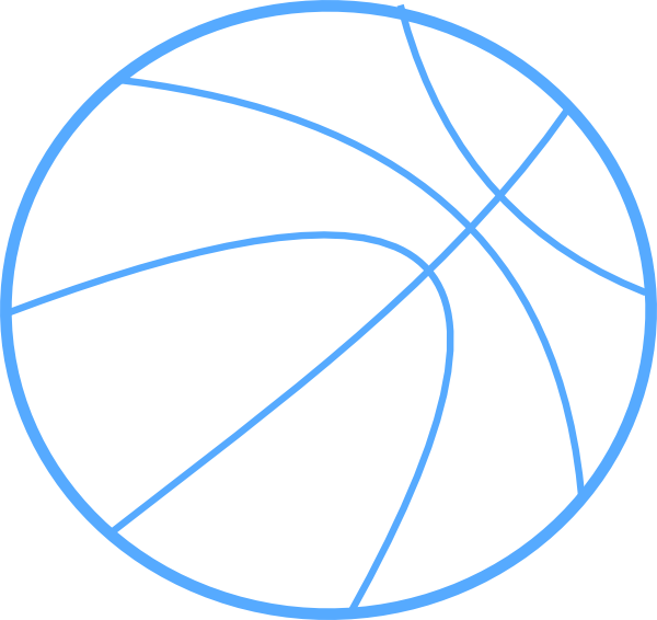 600x566 Graphics For Basketball Colored Outline Graphics Www